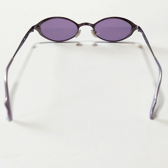 Martine Sitbon NWOT Unisex Silver/Lavender Frame With Same Lenses Sunglasses - Picture 7 of 10